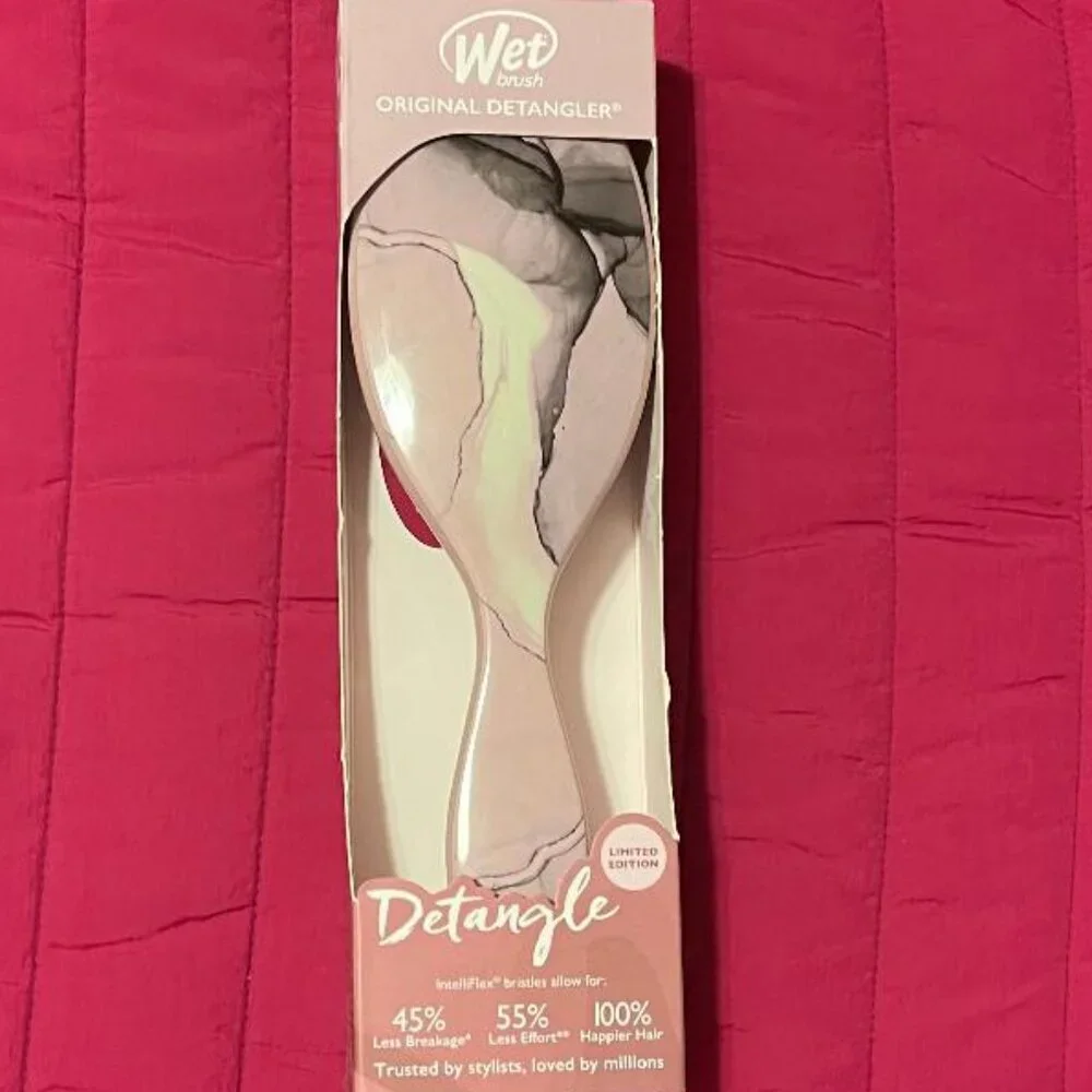 NEW WET BRUSH ORIGINAL DETANGLER ~ LIMITED EDITION TERRAIN TEXTURES DUSTY ROSE